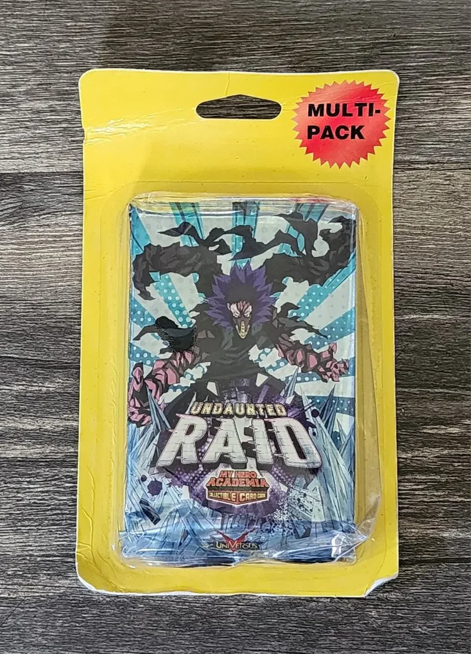 My Hero Academia MHA Collectible Card Game Undaunted Raid Booster Multi 3 Pack